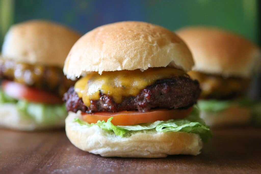 Bison burgers