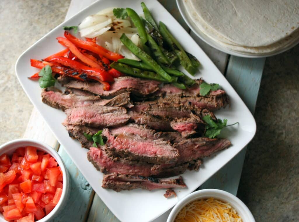 Grilled Bison Fajitas