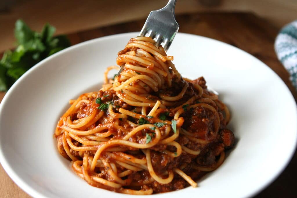 Slow-Simmered Bison Spaghetti Sauce