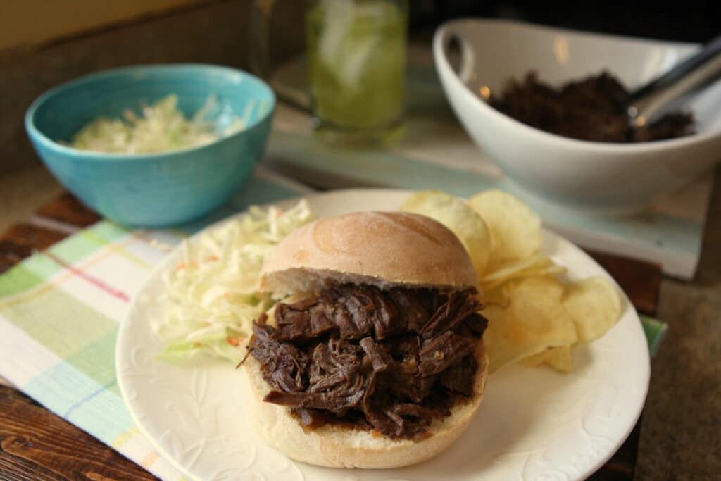 Tangy Barbecue Bison Sandwiches